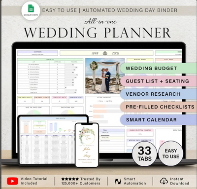Wedding Ultimate Budget Planner