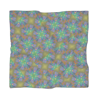 Blue Poly Scarf